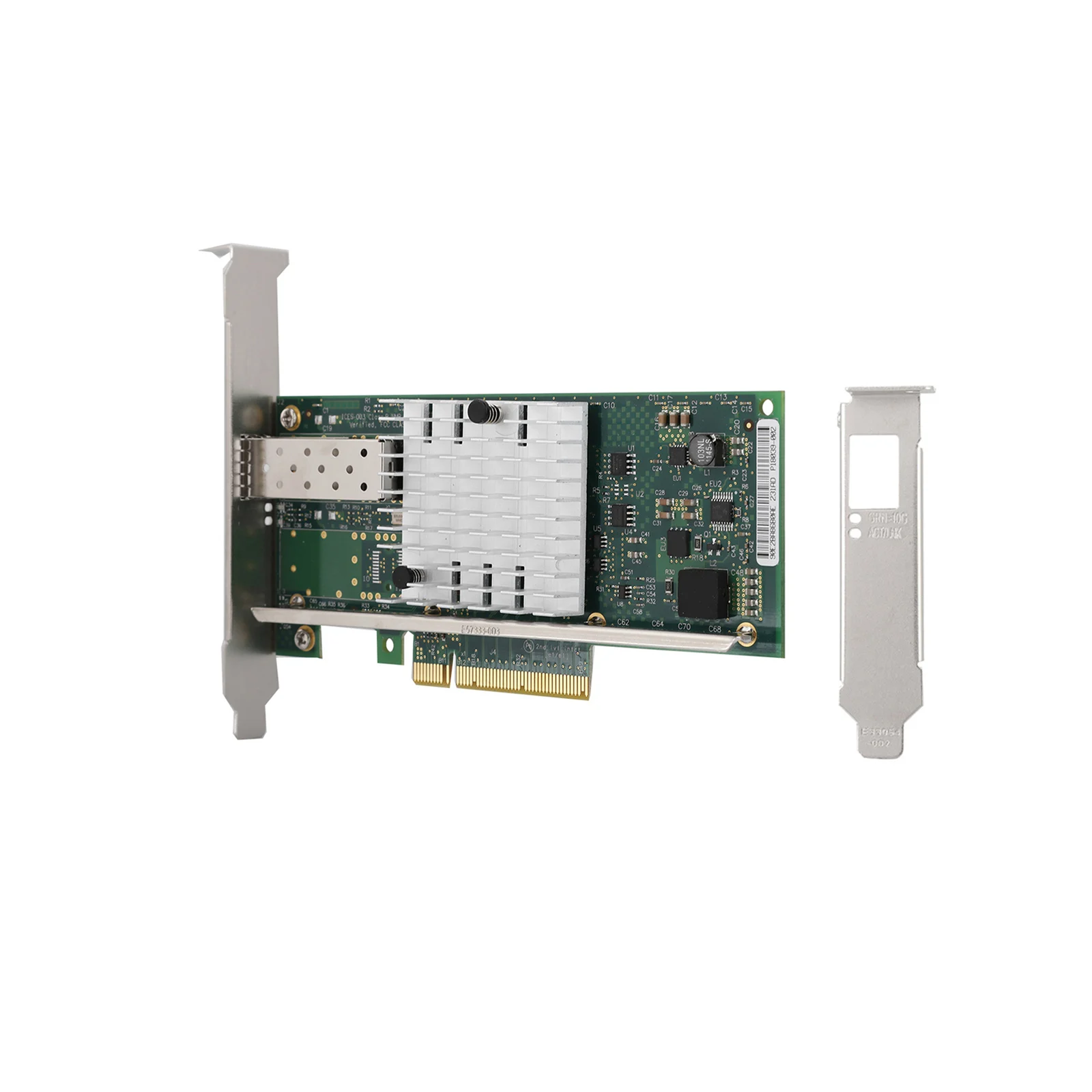 10 Гбит/с сетевая карта для Intel 82599EN X520-SR1 PCI-E X8 Порты и разъёмы SFP волоконно-оптический сетевая карта несколько Ethernet сетевой адаптер
10 Гбит/с сетевая карта для Intel 82599EN X520-SR1 PCI-E X8 Порты и разъёмы SFP волоконно-оптический сетевая карта несколько Ethernet сетевой адаптер