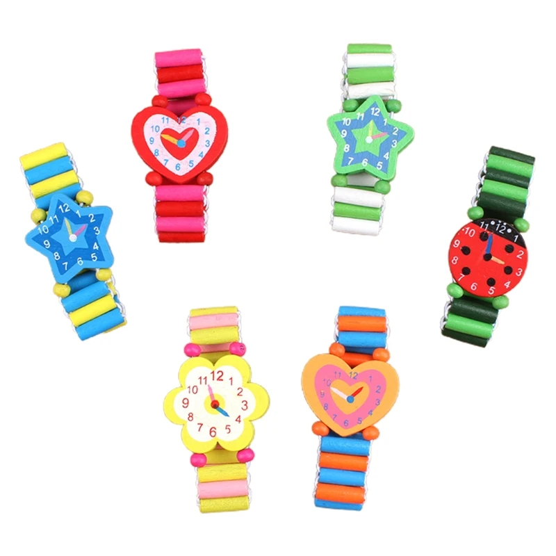 10Pieces Wooden Watch Toys Small Toys and Small Gift Wood Band Model Toy Set H9EF
10Pieces Wooden Watch Toys Small Toys and Small Gift Wood Band Model Toy Set H9EF