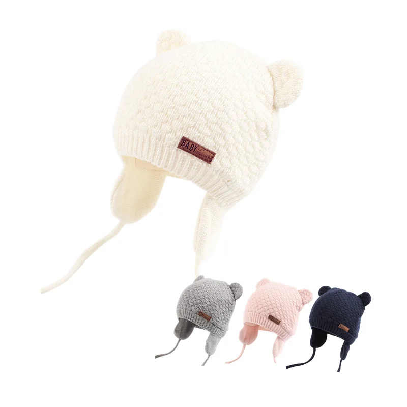 Bear Ears Cute Baby Hat Soft Cotton Newborn Baby Beanie Double Layer Warm Winter Hat For Baby Girls Boys Knitted Kids Hats New
Bear Ears Cute Baby Hat Soft Cotton Newborn Baby Beanie Double Layer Warm Winter Hat For Baby Girls Boys Knitted Kids Hats New