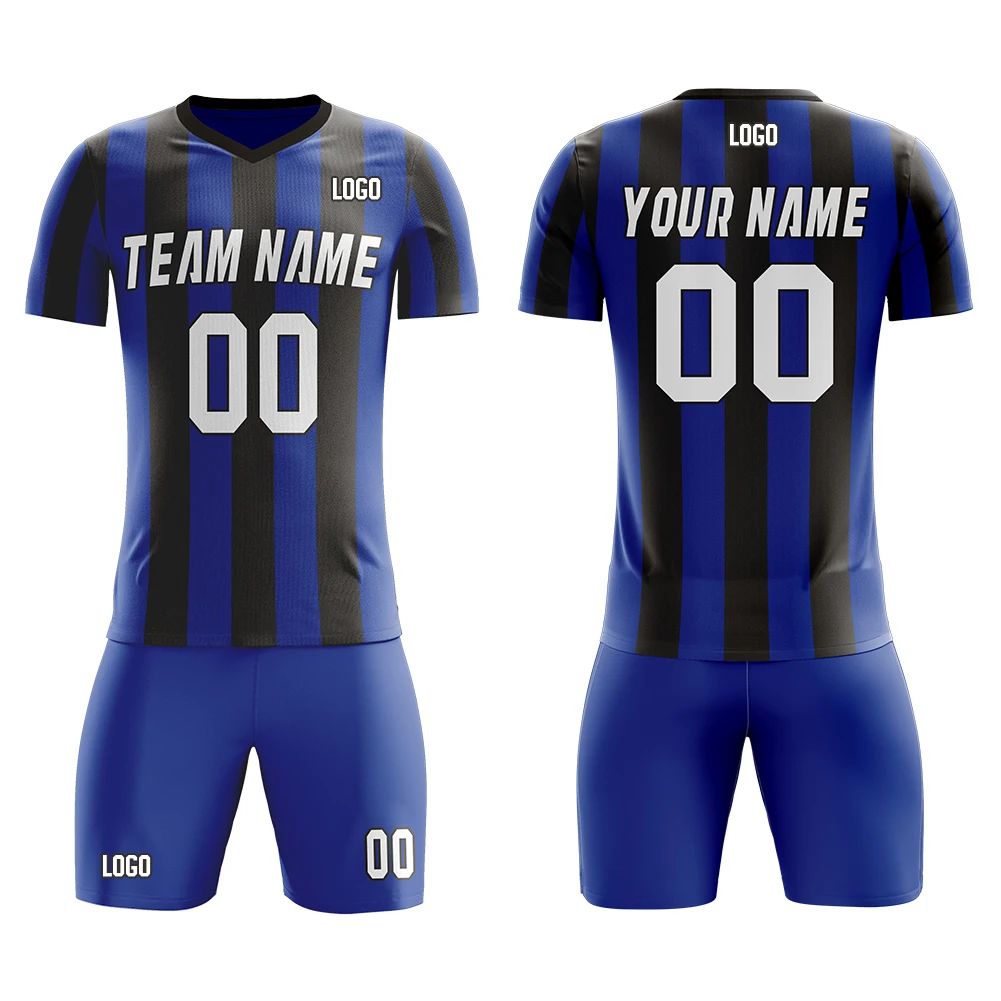 Custom Men Women & Kid Soccer Jerseys Club Team Stripe Breathable Short Sleeve Suit Design Printing Name Number
Custom Men Women & Kid Soccer Jerseys Club Team Stripe Breathable Short Sleeve Suit Design Printing Name Number