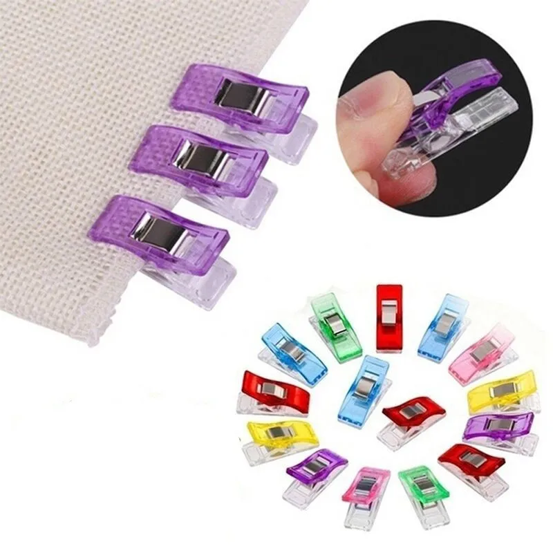 10/20/50PCS Sewing Clips Plastic Clamps Quilting Crafting Crocheting Knitting Safety Clips Assorted Colors Binding Clips Paper
10/20/50PCS Sewing Clips Plastic Clamps Quilting Crafting Crocheting Knitting Safety Clips Assorted Colors Binding Clips Paper