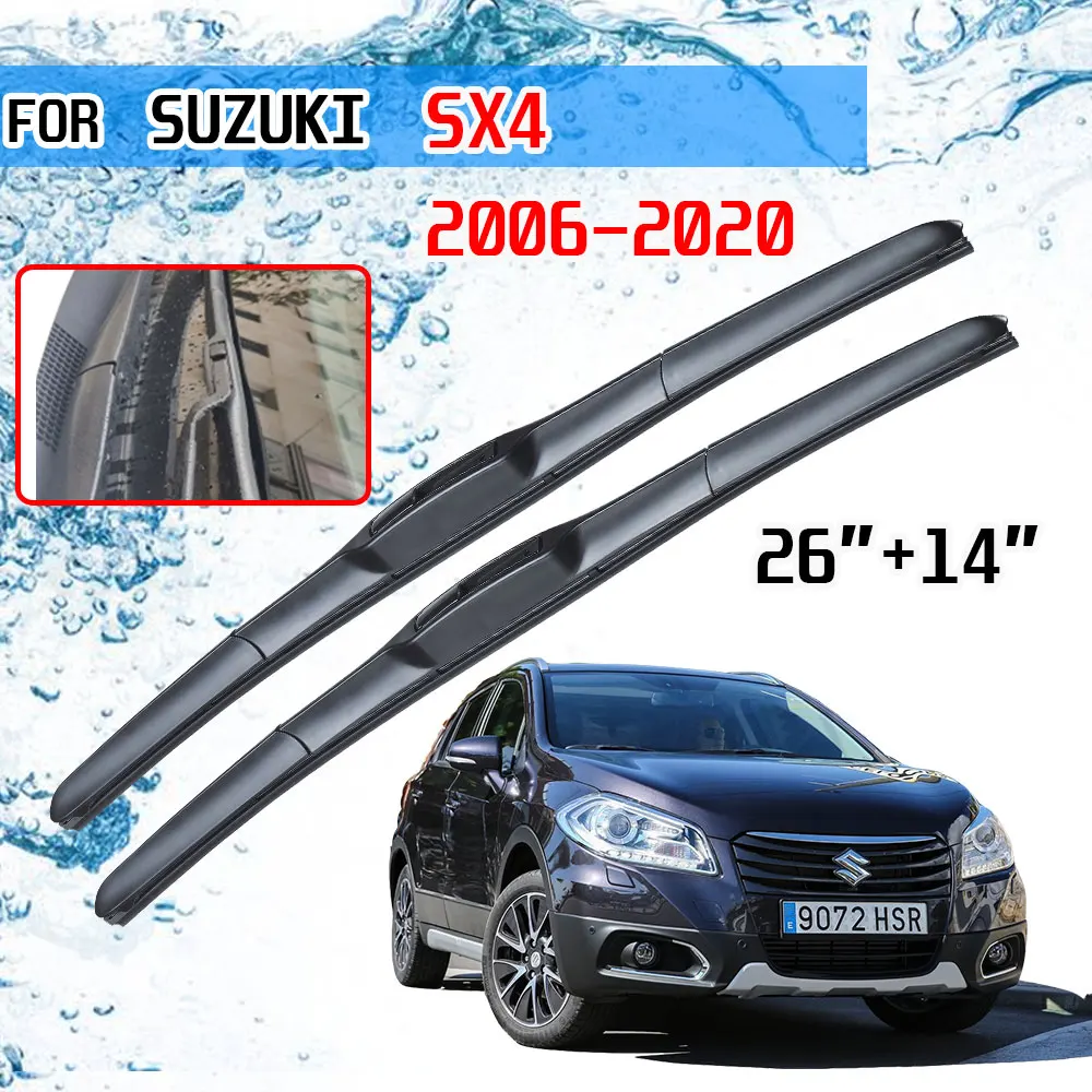 Щетка стеклоочистителя переднего стекла для Suzuki SX4 Maruti SX 4 S Cross 2006 ~ 2020 2007 2008 2012 2016
