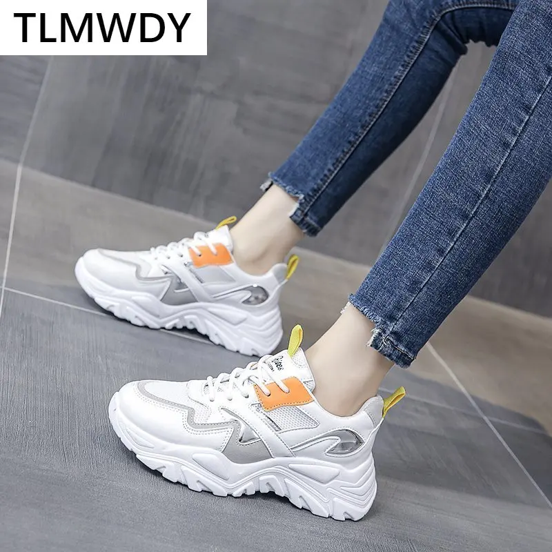 2021 Spring New Women Mesh Breathable Vulcanized Shoes Platform Women Lace-up Sneakers Fashion Comfortable Women Casual Shoes
2021 Spring New Women Mesh Breathable Vulcanized Shoes Platform Women Lace-up Sneakers Fashion Comfortable Women Casual Shoes