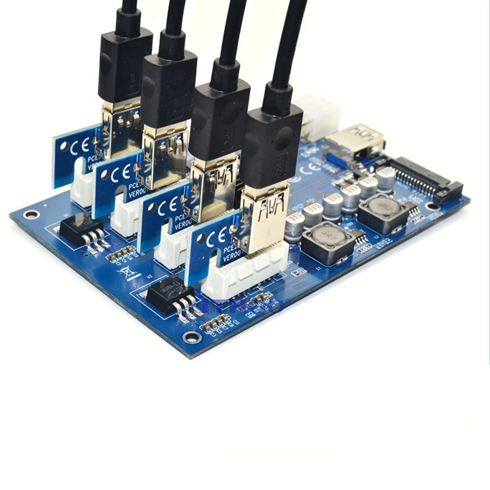 Graphics card one for four PCI-E to PCIe adapter card 1 to 4 PCI-E 1X M2 expansion card 4 ports
Graphics card one for four PCI-E to PCIe adapter card 1 to 4 PCI-E 1X M2 expansion card 4 ports