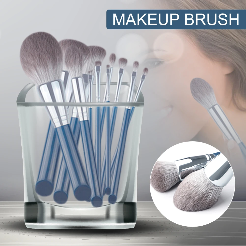 11pc Makeup Brush Soft Synthetic Brushes Set Eyeshadow Foundation Blush Face&Eye Cosmetic Concealer Brush Makeup Tool Sky Blue
11pc Makeup Brush Soft Synthetic Brushes Set Eyeshadow Foundation Blush Face&Eye Cosmetic Concealer Brush Makeup Tool Sky Blue