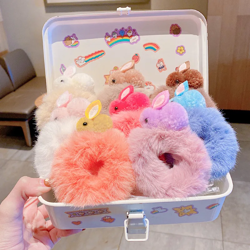 Autumn and winter net red bunny plush hair ring headdress children do not hurt hair girls head rope rubber band hair accessories
Autumn and winter net red bunny plush hair ring headdress children do not hurt hair girls head rope rubber band hair accessories