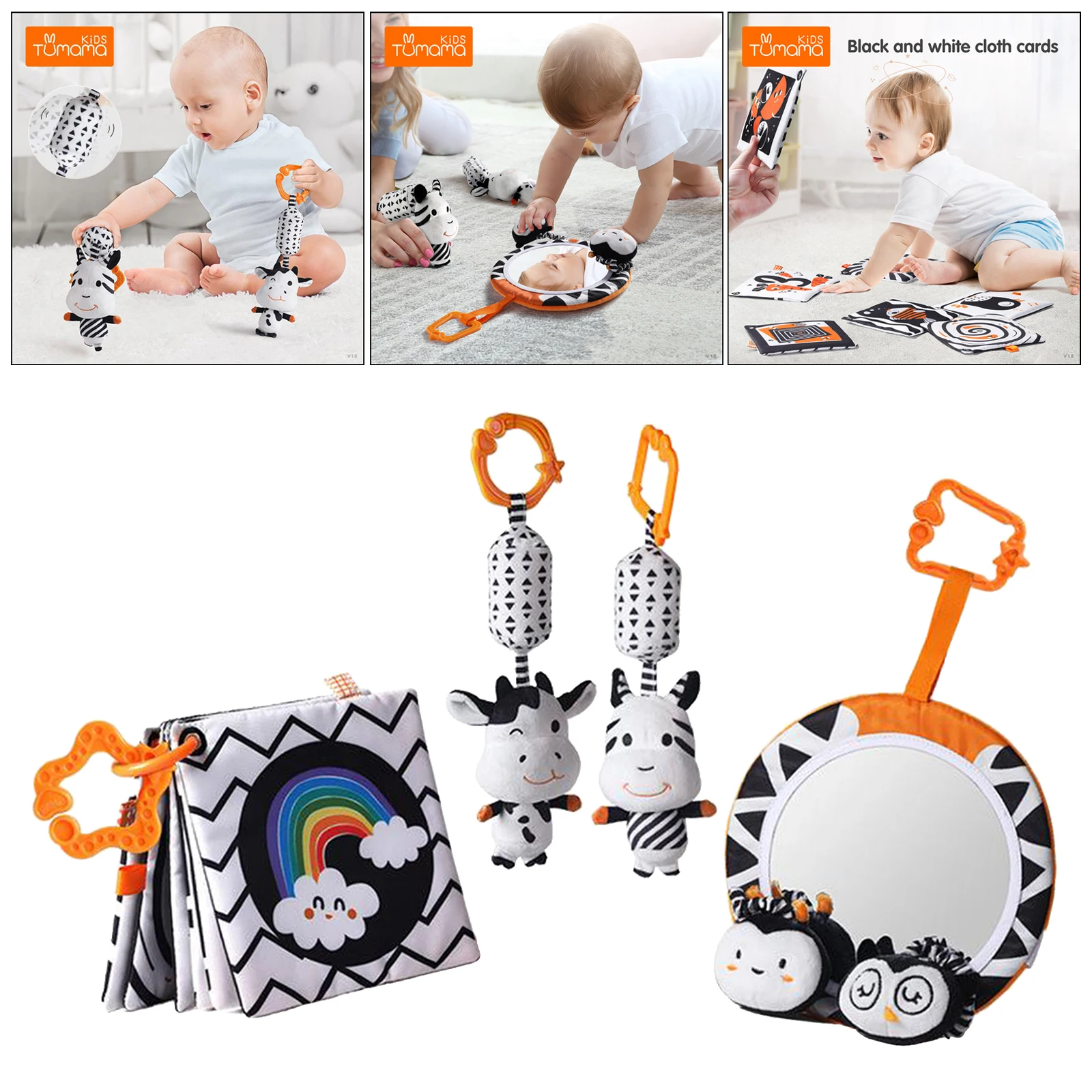 Cartoon Animal Cloth Book Baby Rattle Wind Chime Soft Cloth Book Newborn Stroller Hanging Ornaments
Cartoon Animal Cloth Book Baby Rattle Wind Chime Soft Cloth Book Newborn Stroller Hanging Ornaments