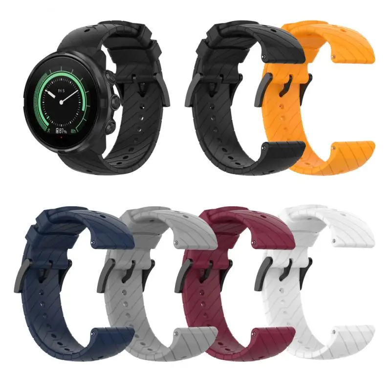 Universal Twill Strap 24MM One Size Wristband Silicone Sports Strap Suitable For Suunto9 Smart Watch
Universal Twill Strap 24MM One Size Wristband Silicone Sports Strap Suitable For Suunto9 Smart Watch