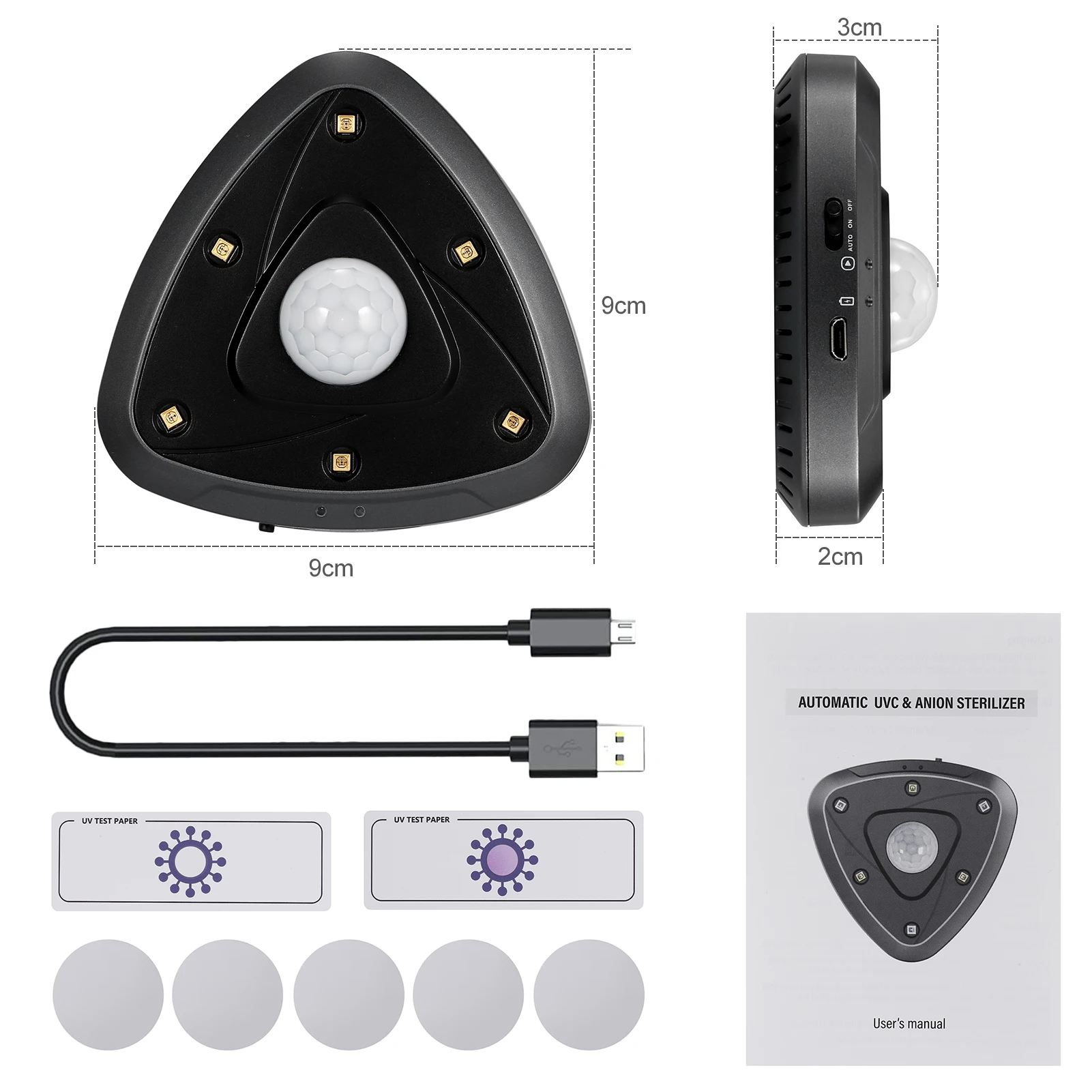Automatic Car UV Clean,Portable UVC Clean Light with Infrared Sensor Rechargeable for Car House Kitchen Wardrobe RU Freeshipping
Automatic Car UV Clean,Portable UVC Clean Light with Infrared Sensor Rechargeable for Car House Kitchen Wardrobe RU Freeshipping