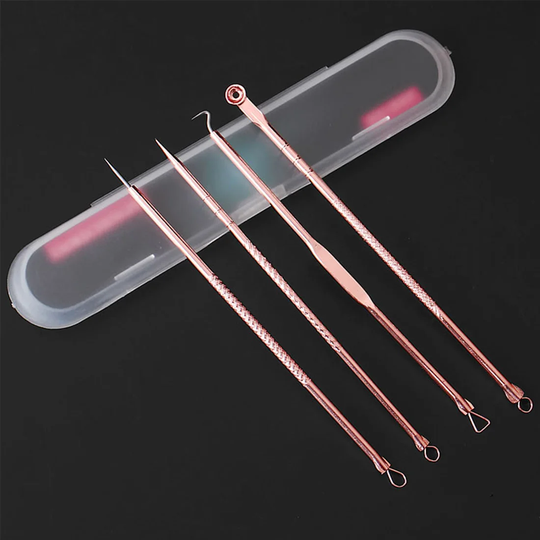 4pcs Blackhead Acne Pimple Remover Needle Blackhead Comedone Extractor Spoon Facial Pore Cleaner Tool for Face Skin Care Tool
4pcs Blackhead Acne Pimple Remover Needle Blackhead Comedone Extractor Spoon Facial Pore Cleaner Tool for Face Skin Care Tool