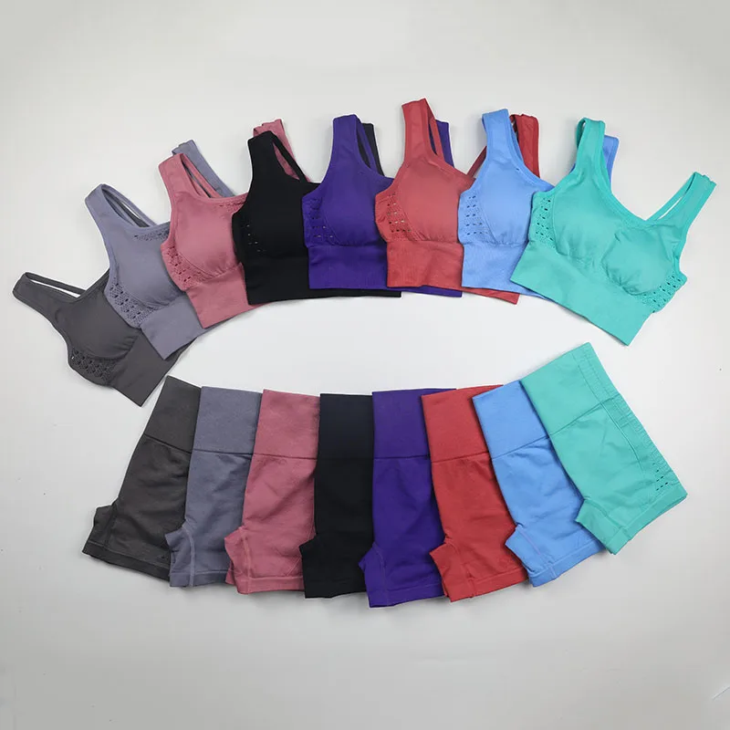 Seamless Yoga Sports Suit Summer Sleeveless Sportwear Gym Set Women Longline Sports Bra+High Waist Yoga Shorts 2 Pcs Fitness Set
Seamless Yoga Sports Suit Summer Sleeveless Sportwear Gym Set Women Longline Sports Bra+High Waist Yoga Shorts 2 Pcs Fitness Set