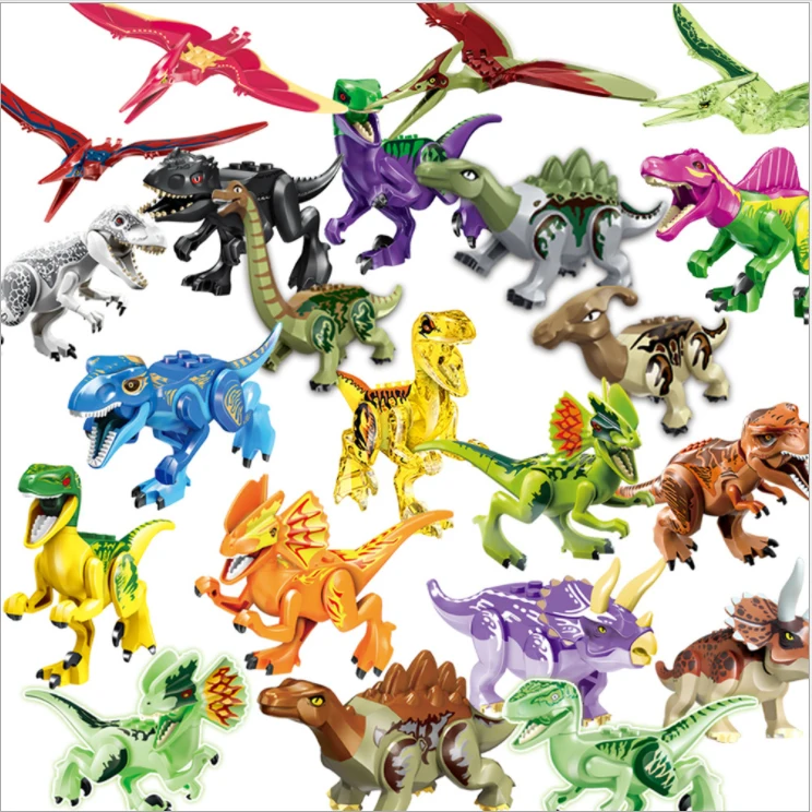 8pcs/set Jurassic Dinosaurs Park World Building Blocks Tyrannosaurus Rex Indominus Rex I-Rex Animal Large Figure Chilren Toys
8pcs/set Jurassic Dinosaurs Park World Building Blocks Tyrannosaurus Rex Indominus Rex I-Rex Animal Large Figure Chilren Toys
