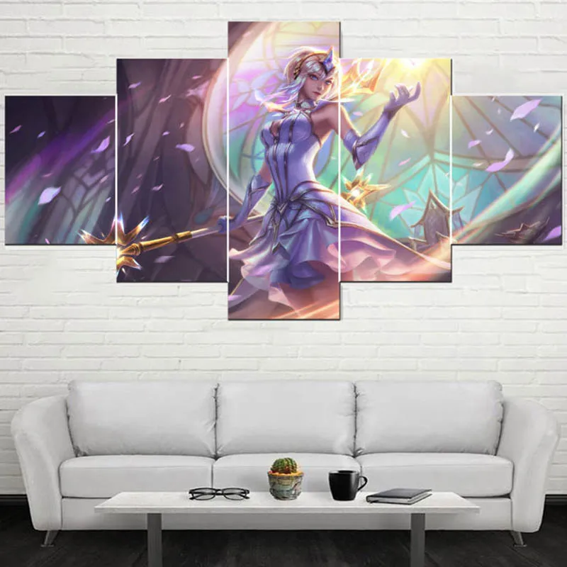 KDA ALL OUT Evelynn LOL Game 5 Panel Wall Art Canvas HD Decorative Printed Posters Paintings Home Decor for Living Room Pictures
KDA ALL OUT Evelynn LOL Game 5 Panel Wall Art Canvas HD Decorative Printed Posters Paintings Home Decor for Living Room Pictures