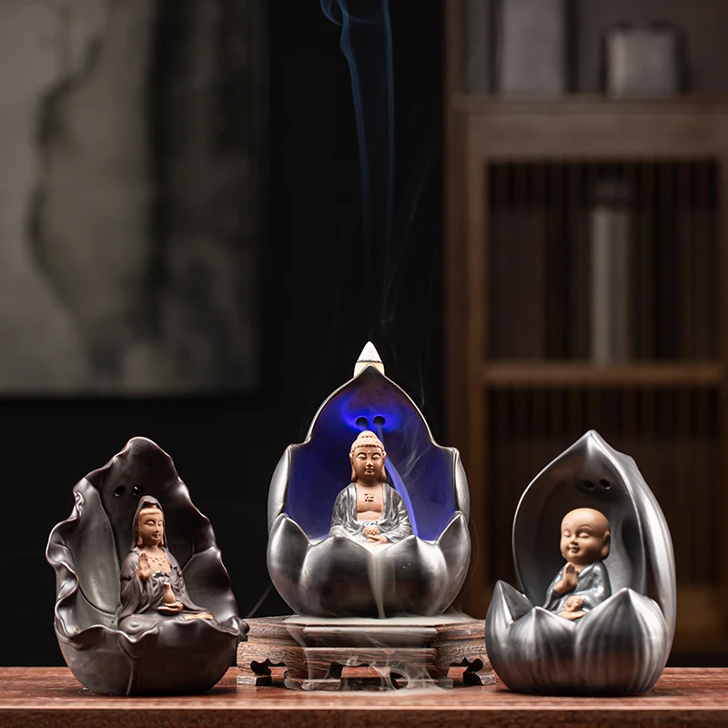 Backflow Small Incense Burner Creative Chinese Incense Burner Holder Statue Aroma Diffuser Encensoir Home Decoration BK50XX
Backflow Small Incense Burner Creative Chinese Incense Burner Holder Statue Aroma Diffuser Encensoir Home Decoration BK50XX