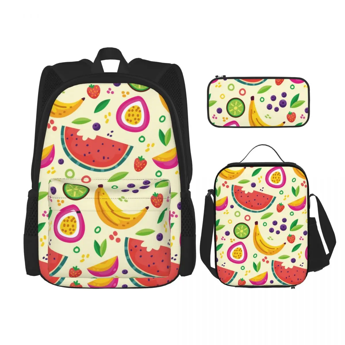 Colorful Fruits School Bag Set for Teenagers Girls Boys Student Travel Book Bag Kids Mochila
Colorful Fruits School Bag Set for Teenagers Girls Boys Student Travel Book Bag Kids Mochila