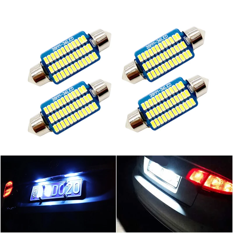 4x C5W LED CANBUS Bulb Festoon Dome Reading License Plate Lights For VW Volkswagen Golf 4 5 6 7 Mk4 Mk5 Passat B5 B6 Jetta Gti
4x C5W LED CANBUS Bulb Festoon Dome Reading License Plate Lights For VW Volkswagen Golf 4 5 6 7 Mk4 Mk5 Passat B5 B6 Jetta Gti
