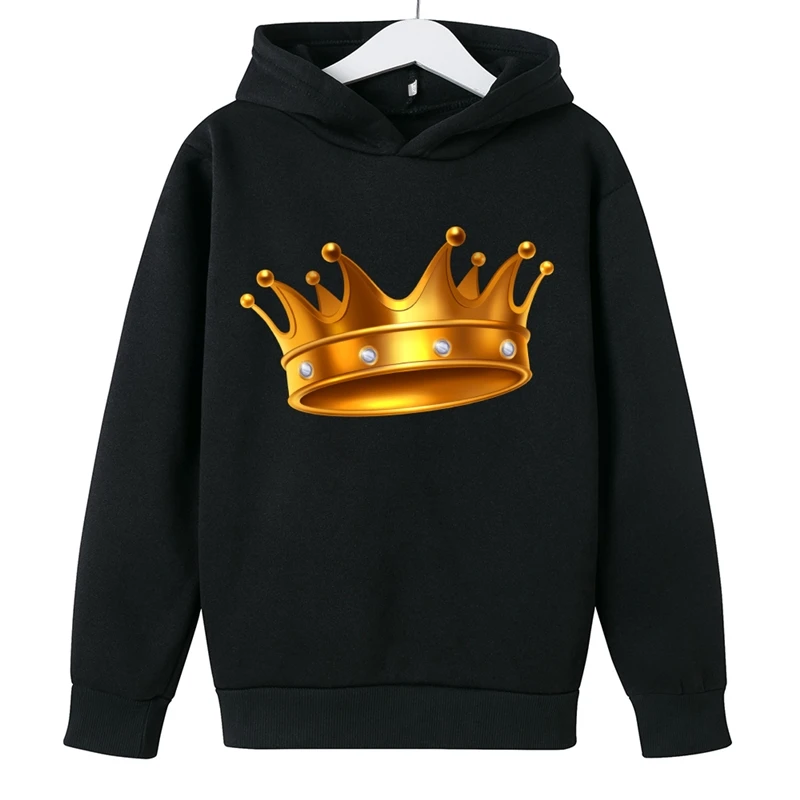 Crown King Queen Princess Emperor Hoodi Childrens Girls Clothing Boys Hoodie Autumn Kid Gift Sweatshirt Casual child Costume Top
Crown King Queen Princess Emperor Hoodi Childrens Girls Clothing Boys Hoodie Autumn Kid Gift Sweatshirt Casual child Costume Top