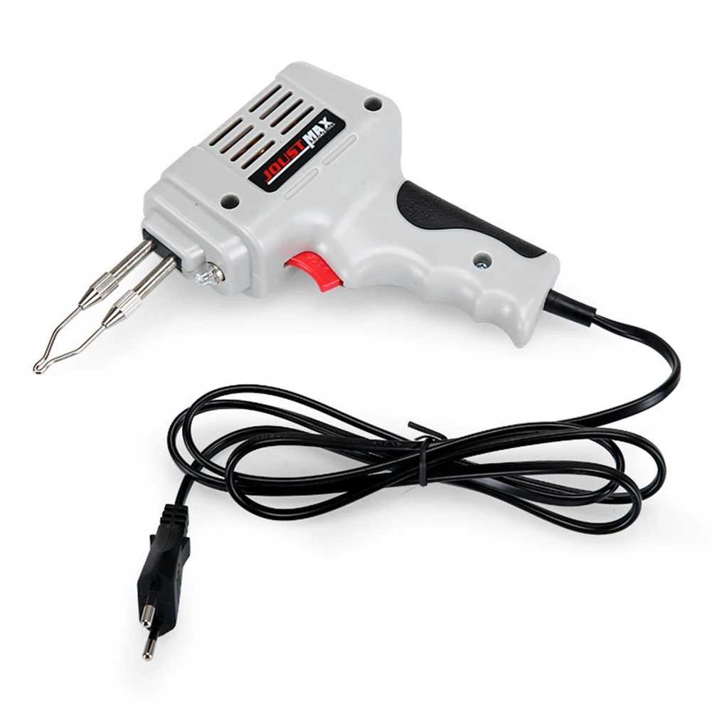 Electrical Solder Iron Gun Hot Air Heat Gun Hand Welding Tool Quick Heating Solder Wire Weld Repair 100W Kit EU Plug Repair Tool
Electrical Solder Iron Gun Hot Air Heat Gun Hand Welding Tool Quick Heating Solder Wire Weld Repair 100W Kit EU Plug Repair Tool
