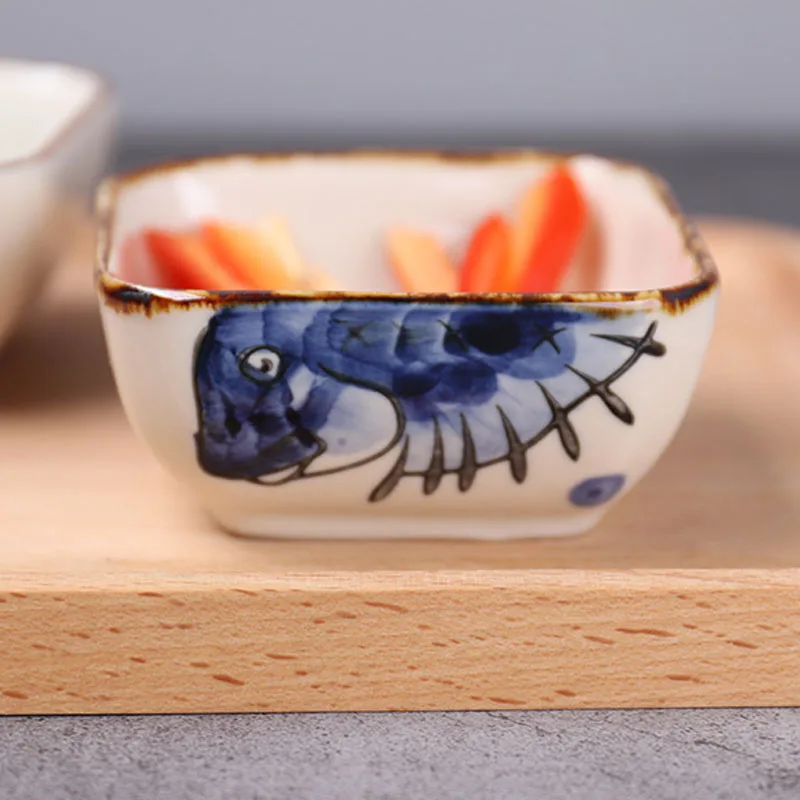 FANCITY Japanese style retro flavored dish creative hand-painted ceramic snack small dish home pickle dish mustard dish sauce di
FANCITY Japanese style retro flavored dish creative hand-painted ceramic snack small dish home pickle dish mustard dish sauce di