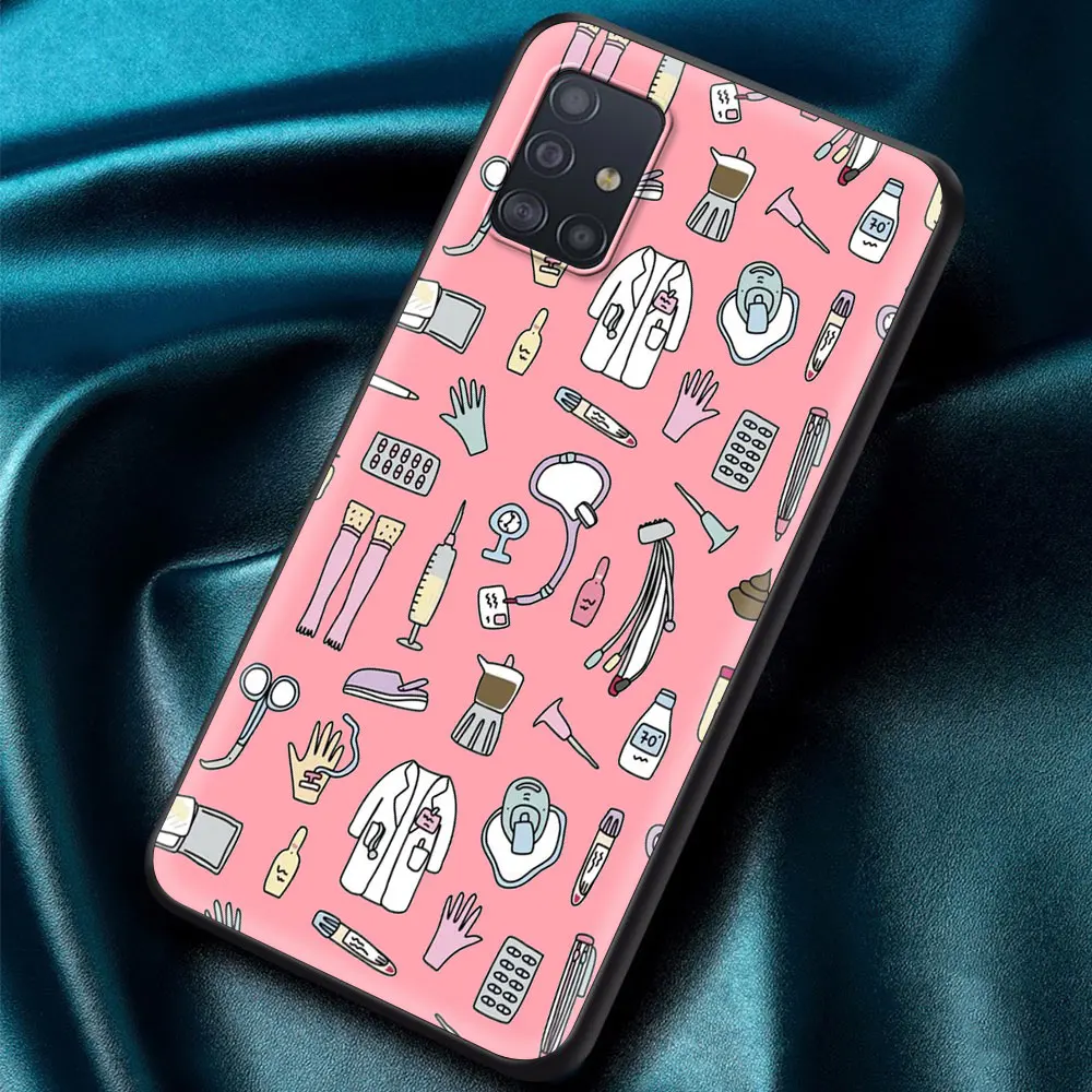 Nurse Medical Medicine Silicone Phone Case For Samsung Galaxy A51 A71 A21s A12 A31 A41 A32 A02s A11 A72 A52 5G Cover Fundas
Nurse Medical Medicine Silicone Phone Case For Samsung Galaxy A51 A71 A21s A12 A31 A41 A32 A02s A11 A72 A52 5G Cover Fundas
