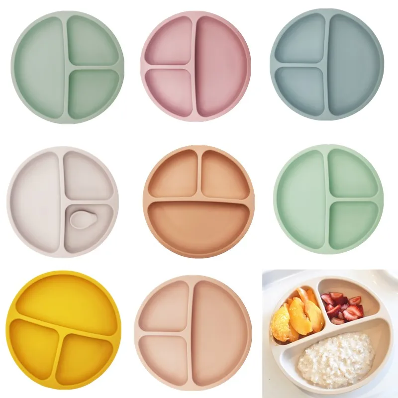 Baby Safe Silicone Dining Plate Solid Cute Cartoon Children Dishes Suction Toddle Training Tableware Kids Feeding Bowls
Baby Safe Silicone Dining Plate Solid Cute Cartoon Children Dishes Suction Toddle Training Tableware Kids Feeding Bowls