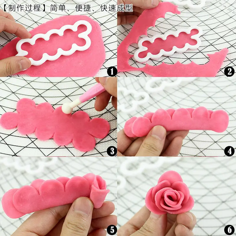3pcs Set 3D Rose Petal Flower Cutter Fondant Cake Sugarcraft Decorating Mould
3pcs Set 3D Rose Petal Flower Cutter Fondant Cake Sugarcraft Decorating Mould