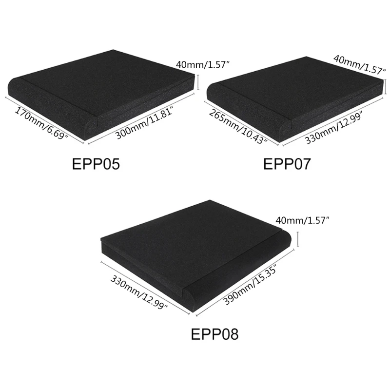 1Pair Monitor Speaker Isolation Pads Shock Proof High Density for Amplifiers Subwoofers Loudspeakers Shelf Speakers Portable
1Pair Monitor Speaker Isolation Pads Shock Proof High Density for Amplifiers Subwoofers Loudspeakers Shelf Speakers Portable