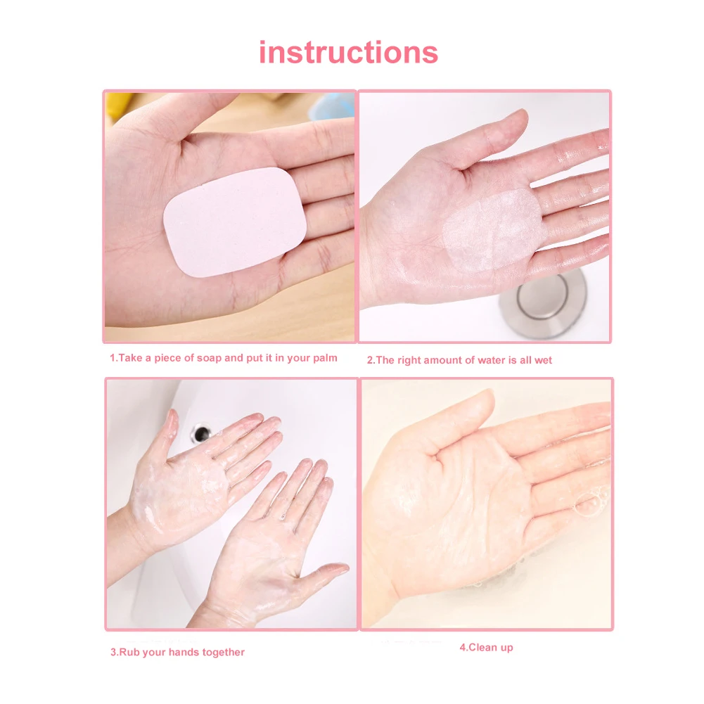20PCS Soap Portable Mini Paper Soap Outdoor Travel Soap Paper Washing Hand Bath Clean Scented Slice Sheets Disposable Boxe
20PCS Soap Portable Mini Paper Soap Outdoor Travel Soap Paper Washing Hand Bath Clean Scented Slice Sheets Disposable Boxe