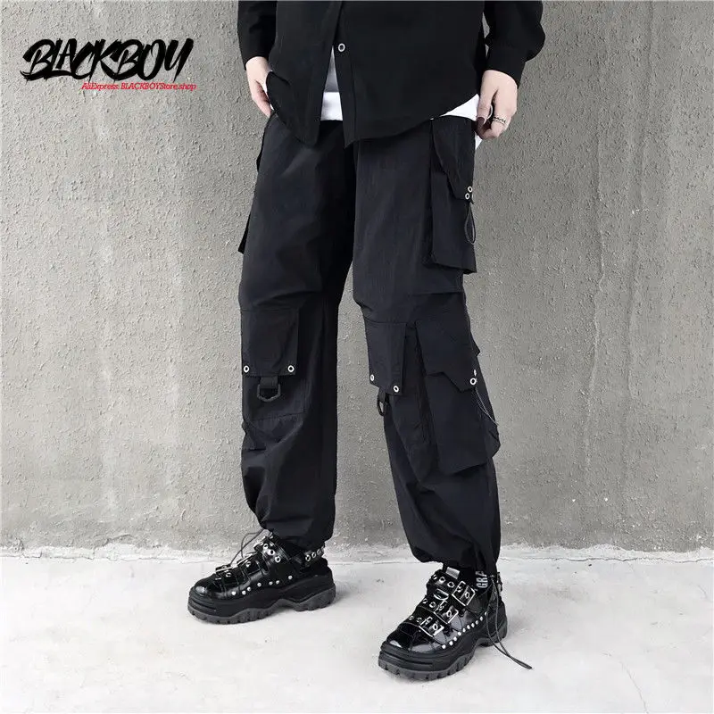 BLACKBOY casual tooling pants wild pocket wide-leg pants for malefemale leg pants trend pants men clothing black pants men
BLACKBOY casual tooling pants wild pocket wide-leg pants for malefemale leg pants trend pants men clothing black pants men