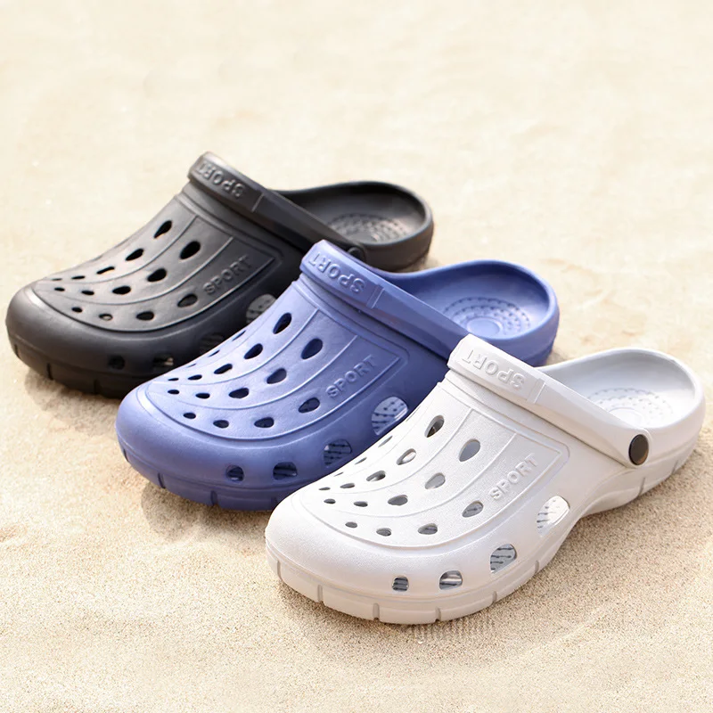 2021 New Summer Slippers Men's Non-slip Beach Shoes Outdoor Casual Shoes Thick Bottom Baotou Sandals and Slippers
2021 New Summer Slippers Men's Non-slip Beach Shoes Outdoor Casual Shoes Thick Bottom Baotou Sandals and Slippers