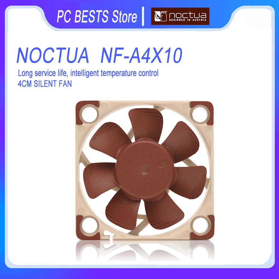 Noctua NF-A4x10 FLX 40 мм тихий охлаждающий вентилятор 5V 12V PWM контроль температуры