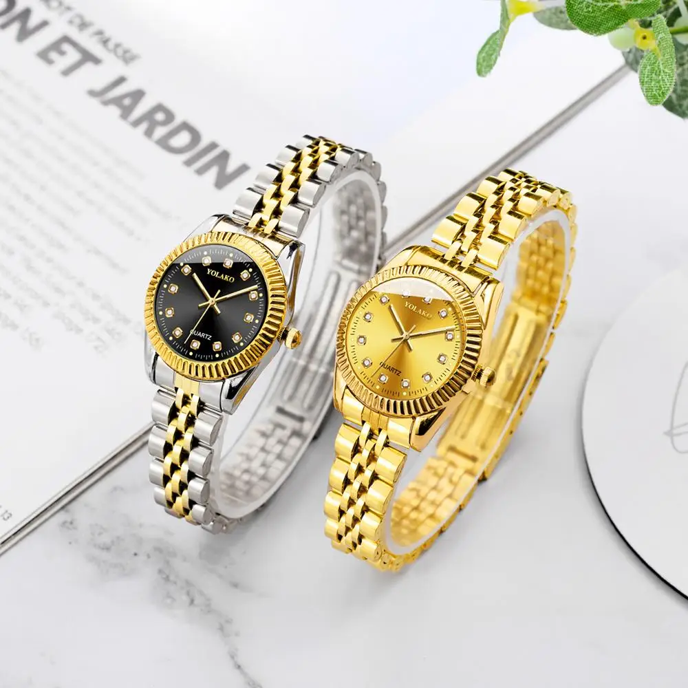 Women Watches Top Brand Luxury 2020 Fashion Diamond Ladies Wristwatches Stainless Steel Gold Mesh Strap Female Quartz Watch | Наручные