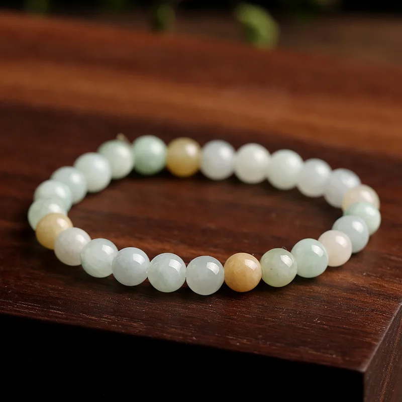Natural Jadeite Jade Bracelet Jade Round Beads Fashion Temperament Bracelet High-end Jewelry Men And Women Couples Love Bracelet
Natural Jadeite Jade Bracelet Jade Round Beads Fashion Temperament Bracelet High-end Jewelry Men And Women Couples Love Bracelet