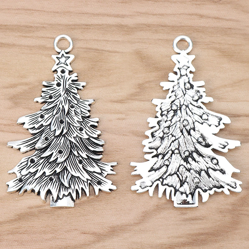 2pcs Large Xmas Christmas Tree Charms Pendants for Jewellery Making Findings 68x43mm
2pcs Large Xmas Christmas Tree Charms Pendants for Jewellery Making Findings 68x43mm