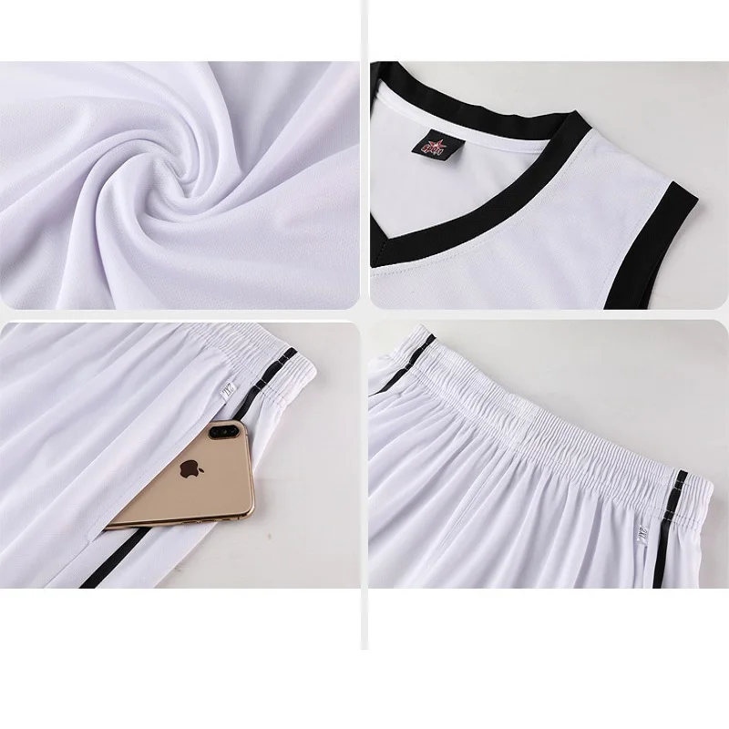 Workout Basketball Suit Men Customized Printing Clothing Quick Dry Basketball Vest Sports Training Jersey Team Uniform Student
Workout Basketball Suit Men Customized Printing Clothing Quick Dry Basketball Vest Sports Training Jersey Team Uniform Student