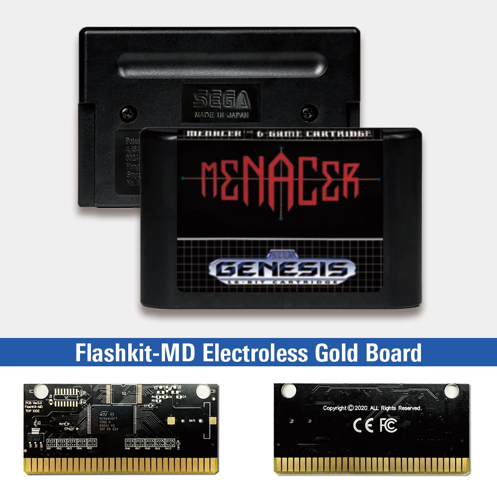 Menacer 6-игровой Картридж-USA метки Flashkit MD никелевое золото схема на основе печатной платы для Sega Genesis Megadrive игровая консоль
Menacer 6-игровой Картридж-USA метки Flashkit MD никелевое золото схема на основе печатной платы для Sega Genesis Megadrive игровая консоль