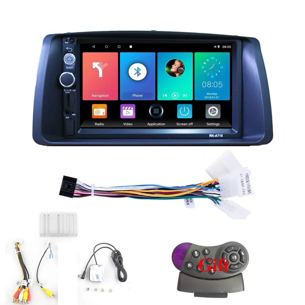 REAKOSOUND 7'' 2Din Car Radio For Toyota Corolla 2003 2004 2005 2006 Android Auto Stereo Multimedia Player Head Unit with Frame
REAKOSOUND 7'' 2Din Car Radio For Toyota Corolla 2003 2004 2005 2006 Android Auto Stereo Multimedia Player Head Unit with Frame