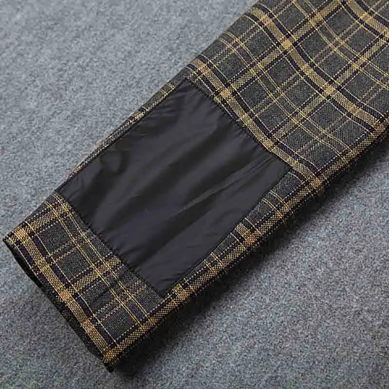 New Trendy Women Suit Jacket Plaid Retro Style Office Lady Irregular Coat Fall Fashion Girls Long Three Buttons Mujer Chaqueta
New Trendy Women Suit Jacket Plaid Retro Style Office Lady Irregular Coat Fall Fashion Girls Long Three Buttons Mujer Chaqueta