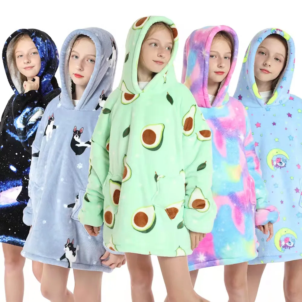Winter Sherpa Blanket Plush Fleece Oversized Sweatshirt Blanket Hoodie Kigurumi Unicorn Bathrobe Thick Flannel Hooded Blankets
Winter Sherpa Blanket Plush Fleece Oversized Sweatshirt Blanket Hoodie Kigurumi Unicorn Bathrobe Thick Flannel Hooded Blankets