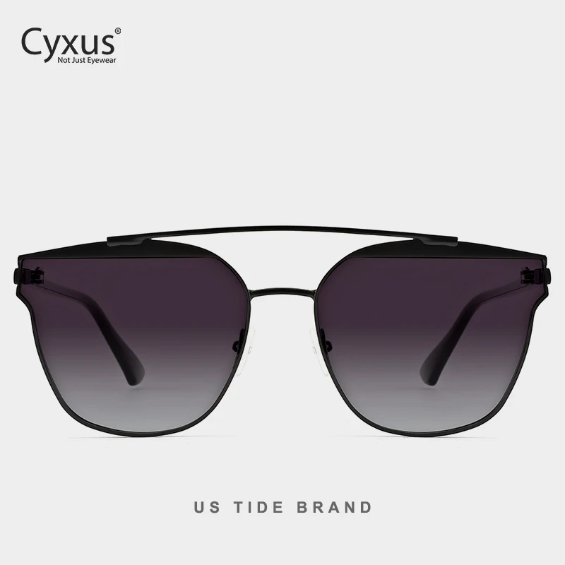Cyxus Cateye Oversize Sunglasses for Women Mirrored Flat Lenses Street Fashion Shade Metal Frame Girls Eyewear Black/Pink 1102
Cyxus Cateye Oversize Sunglasses for Women Mirrored Flat Lenses Street Fashion Shade Metal Frame Girls Eyewear Black/Pink 1102