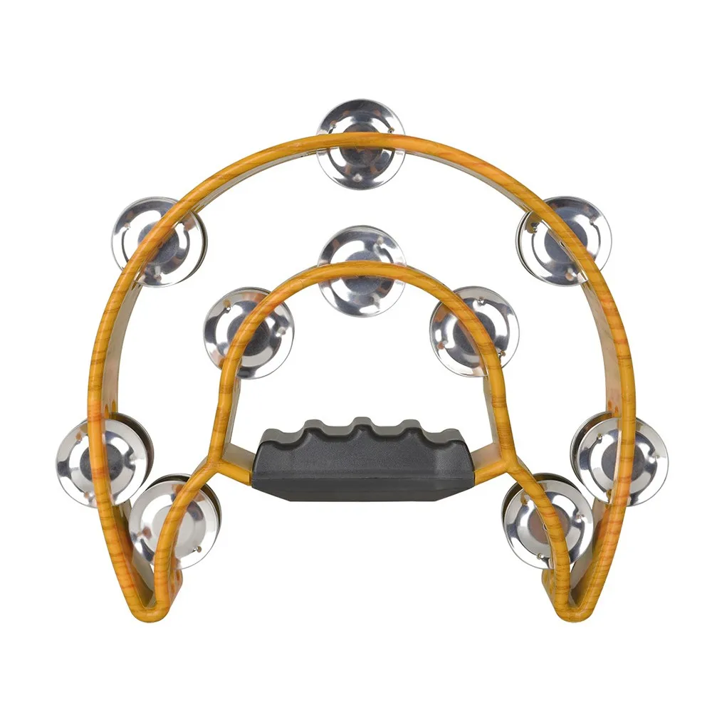 High-Quality Mini Wooden Kids Double-layer Tambourine Percussion Learning Toy Instrument Drum Bell With Wooden Handle
High-Quality Mini Wooden Kids Double-layer Tambourine Percussion Learning Toy Instrument Drum Bell With Wooden Handle