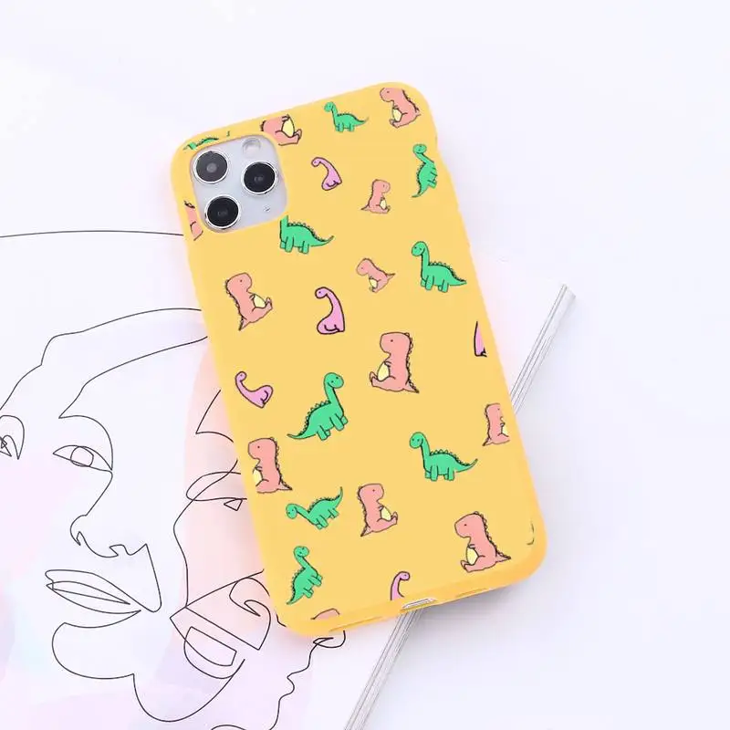 Cute Dinosaur Cartoon colorful animals Phone Case Candy Color for iPhone 6 7 8 11 12 s mini pro X XS XR MAX Plus
Cute Dinosaur Cartoon colorful animals Phone Case Candy Color for iPhone 6 7 8 11 12 s mini pro X XS XR MAX Plus