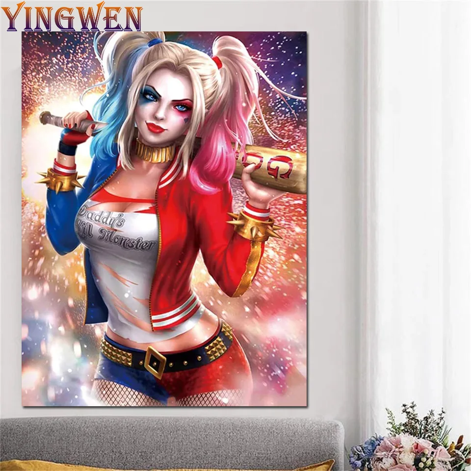 5D DIY Diamond Painting Anime Girl Diamond Mosaic Movie Characters Full Diamond Embroidery Cross Stitch Kits Rhinestone Picture
5D DIY Diamond Painting Anime Girl Diamond Mosaic Movie Characters Full Diamond Embroidery Cross Stitch Kits Rhinestone Picture