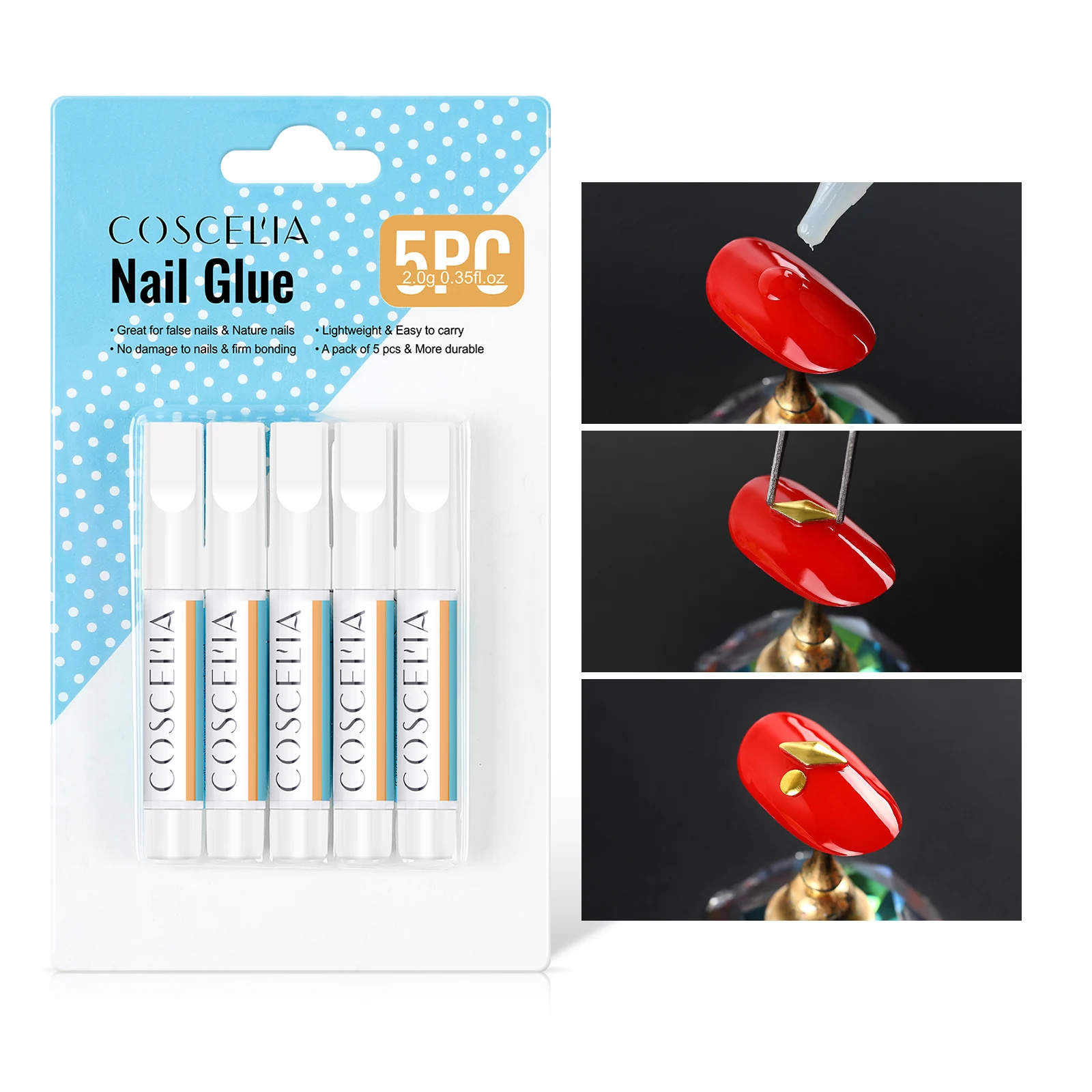 5pcs Fast Drying Nail Art Glue For False Nails Nail Accessories For Glitter UV Acrylic Rhinestones Decorations Manicure Tool
5pcs Fast Drying Nail Art Glue For False Nails Nail Accessories For Glitter UV Acrylic Rhinestones Decorations Manicure Tool