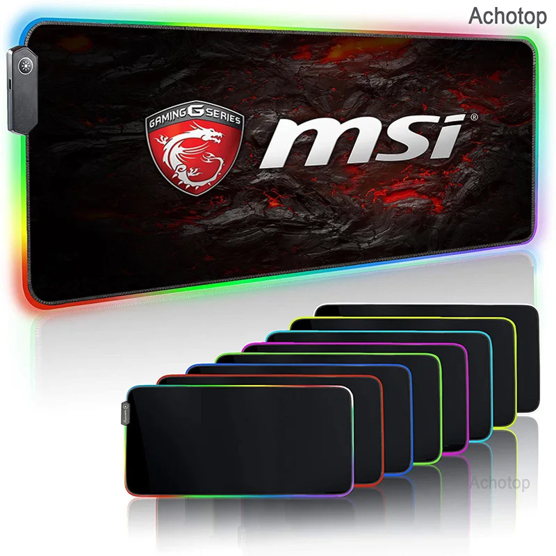 MSI Gaming Mouse Pad Large 90x40cm World map rgb Mousepad Light Desk Mat Computer Mouse pad Gamer LED Backlight Keyboard Mat
MSI Gaming Mouse Pad Large 90x40cm World map rgb Mousepad Light Desk Mat Computer Mouse pad Gamer LED Backlight Keyboard Mat