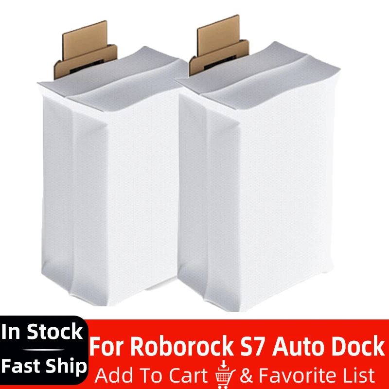 Replacement Spare parts Fit For Roborock S7 Auto Empty Dock Dust Bag 1.8L Volume Accessories
Replacement Spare parts Fit For Roborock S7 Auto Empty Dock Dust Bag 1.8L Volume Accessories