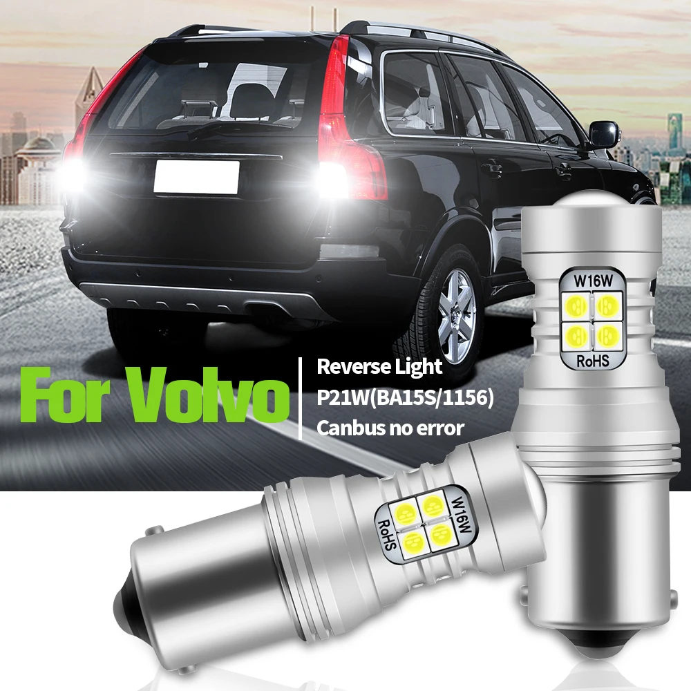 Фото Светодиодная лампа задсветильник хода Canbus P21W BA15S 1156 для Volvo C30 C70 S40 S60 S70 S80 V40 V50 V60 V70