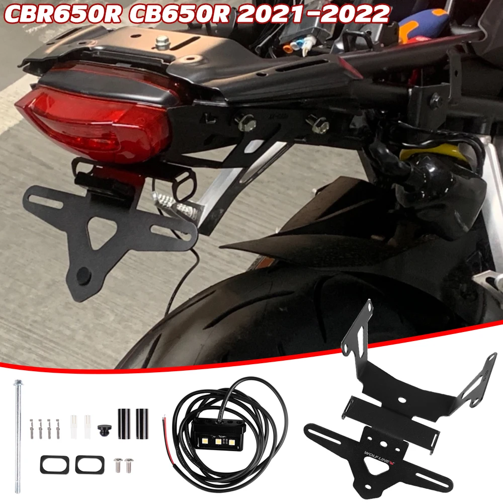 Кронштейн для держателя номерного знака 2021 CB650R, поворотный сигнал, задний хвостовой упор для Honda CBR650R CB 650 R CBR 650R, Устранитель крыла
Кронштейн для держателя номерного знака 2021 CB650R, поворотный сигнал, задний хвостовой упор для Honda CBR650R CB 650 R CBR 650R, Устранитель крыла