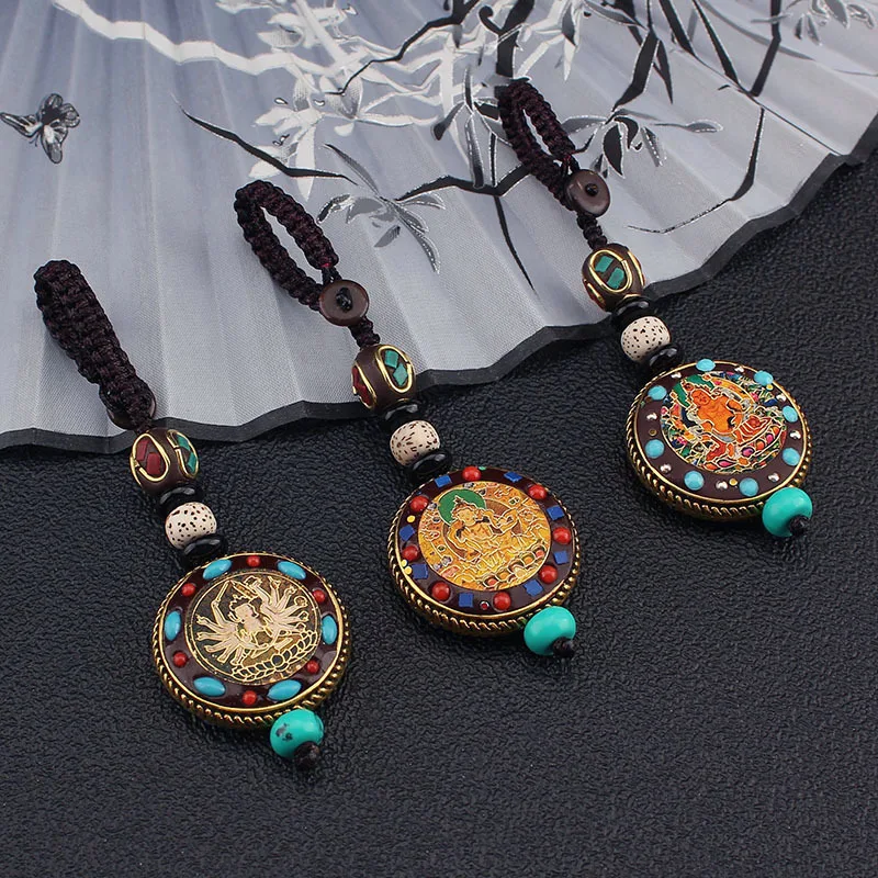 Vintage Handmade Rope Car KeyChain Bag Charm Pendant Keyring Ethnic Nepal Key Chain For Women Tibetan Buddhist Ancient Jewelry
Vintage Handmade Rope Car KeyChain Bag Charm Pendant Keyring Ethnic Nepal Key Chain For Women Tibetan Buddhist Ancient Jewelry