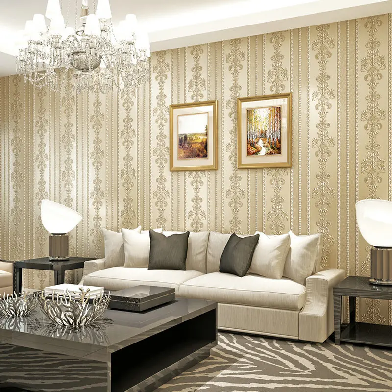FILBAKE self-adhesive wallpaper 3D embossed non-woven fabric simple European vertical stripes wallpaper bedroom living room
FILBAKE self-adhesive wallpaper 3D embossed non-woven fabric simple European vertical stripes wallpaper bedroom living room